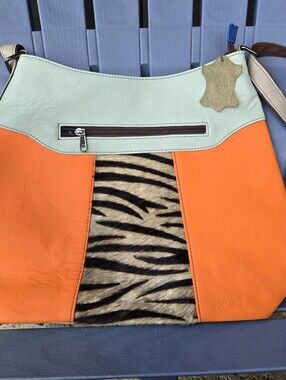 Soruka backpack Louise Colorblock Animal Print Panel
